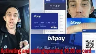 Bitpay Debit Card Review - Activating and Using Bitpay Debit Card Demonstration