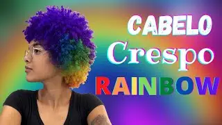 Cabelo Crespo Colorido | RAINBOW (Arco-íris)