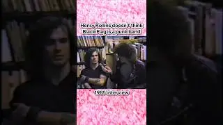 Henry Rollins: Black Flag is not a punk band #henryrollins #blackflag #80spunk #interview