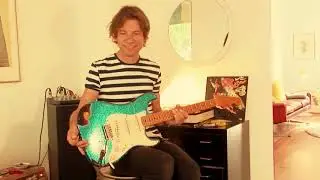2015 1957 Fender Stratocaster Custom Shop, Blue Sparkle over Sunburst, Heavy Relic