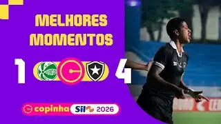 JUVENTUDE 1 X 4 BOTAFOGO | MELHORES MOMENTOS | 3ª FASE | COPINHA SIL 2026