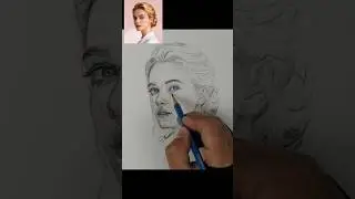 don't draw faces before you see this magic technique #portraitdrawing #loomismethod
