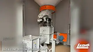 Laidig installs Cone-Bottom Reclaimers for Wood Flour Application