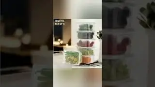 Fridge container set #shorts #kitchengadgets