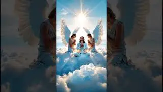 #prayer #meditation #tranquility #peace #Jesus #God #angels #heaven #clouds #sun #christian #bible