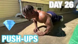 DIAMOND PUSHUPS FOR A BIG CHEST   DAY 26  #fitover40