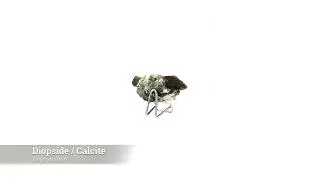 Diopside et Calcite (Afghanistan)