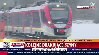 Sabotaż czy silny mr&oacute;z? Jaka jest przyczyna ubytku szyny w torowisku koło Będzelina?