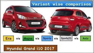 Hyundai Grand i10 era vs magna vs sportz vs asta