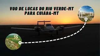 VOO PA44 LUCAS DO RIO VERDE-MT (SHOW SAFRA) PARA CUIABA-MT #avião #mfs2024 #aviation #msfs2020