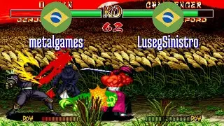 FT5 @samsho2: metalgames (BR) vs LusegSinistro (BR) [Samurai Shodown II Fightcade] Jun 17