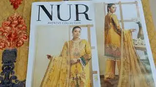 Nur aventus summer embroidrary chiffon collection