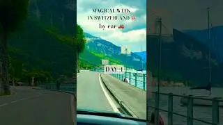 MAGICAL WEEK IN SWITZERLAND 🇨🇭DAY 4: DRIVE THUN & THUN LAKE 📍SWISS ALPS #magicalweekinswitzerland