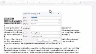 How to Create an AutoText Entry in Microsoft Word