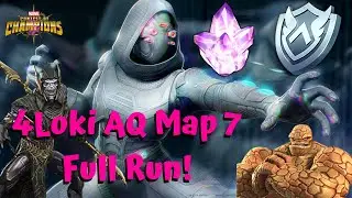 4Loki AQ Map 7 Full Run! Ghost+Corvus! Day 4! - Marvel Contest of Champions