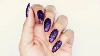 MATTE PINK & BLACK LACE STAMPING NAIL ART | INFINITY NAILS PLATE