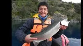 Pesca lago cochrane Chile