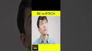 BE vs BTECH - Which is better? #shorts