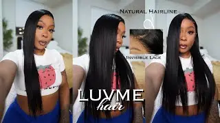 The Changed the Game With This One!😍 Perfect HD Hairline! Flawless Glueless Wig | LUVME HAIR🤍