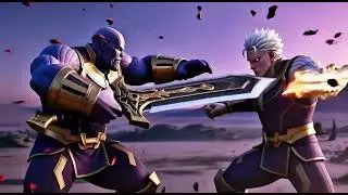 Muzan vs Thanos - Full Fight Concept (Demon Slayer vs Marvel) #trending #shorts #viral #anime 