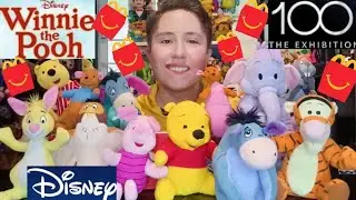 WINNIE THE POOH Peluches McDonald's Colección Completa/ DISNEY 100 Aniversario