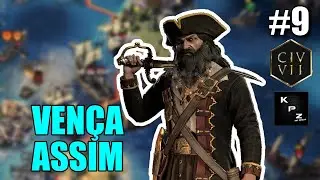 SE VOC&Ecirc; JOGAR ASSIM, A GUERRA NAVAL FICA F&Aacute;CIL DEMAIS🔥CIVILIZATION VII🌏BARBA NEGRA DIVINDADE #9