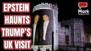 UK Protestors Go Big With Image of Trump & Epstein on Windsor Castle, Arrests Made 9/17/25