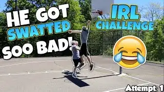 1 VS 1 LAYUP OR LAY DOWN  BASKETBALL MINI GAME CHALLENGE!! IRL