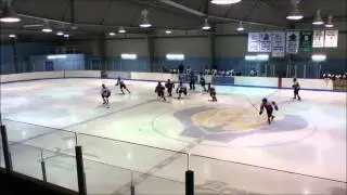 Midget Hockey HUGE Open Ice Hit!