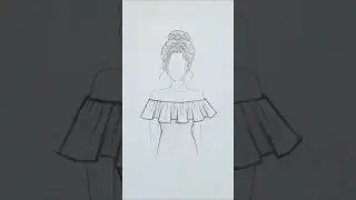 How to Draw #9: Ruffles on a Dress