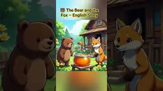 🐻 The Bear and the Fox &ndash; English Story#indiancartoon #short