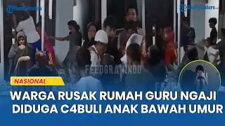 GERAM! Warga Rusak Rumah Guru Ngaji di Batam, Diduga C4buli Anak Dibawah Umur