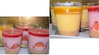 3 layers dessert | yummy mango and strawberry delight | meethay ko aysy represent karain|