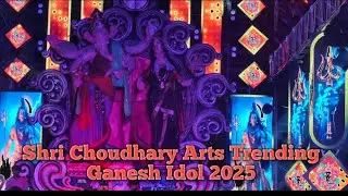 Shiv parvati  Unique Ganesh Aagman 2025 | shri Choudary arts | GoodWill Cha MahaRaja near Puranapul.