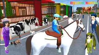 Hewan ternak Yuta kabur !! Atom2 diserang gerombolan b4bi, Rumah Yuta mirip kebun binatang 🤣