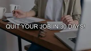 Quit Your 9-5 in 30 Days: The Secret Plan You Haven't Tried Yet!