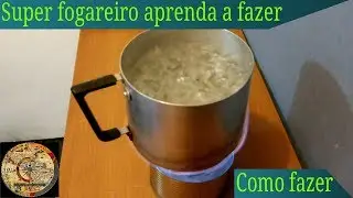 Como fazer um fogareiro