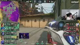 TenZ reacts to OPTIC yay insane no scope flick with OP | SEN TenZ