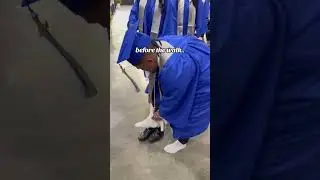 He (Moon)Walked the Stage for Graduation 🤣🎓