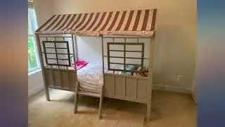 Little Seeds Rowan Valley Forest Loft Bed, Grey//Taupe, Twin review