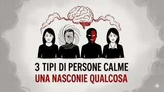 3 tipi di persone calme — una è finta, una è spezzata, una è pericolosa