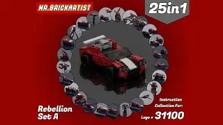 Lego MOC Multi-Collection : 31100 - Rebellion - 25in1 - Set A