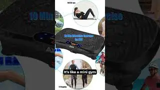 AXV Vibration Plate Fitness Platform Exercise Machine Vibrating Lymphatic Drainage Shaking Full Body