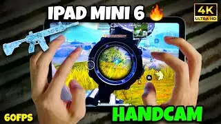 IPAD MINI 6 HANDCAM IN 2025 🔥/ PUBG TEST 😍/ SMOOTH+EXTREME 60FPS 😱 /FASTEST LIVIK GAMEPLAY!!