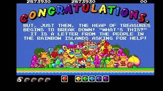 Rainbow Islands - The Story of Bubble Bobble II - AMIGA - Last Boss and Bad + Good Ending