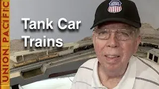 Tank Car Trains on My N-Scale Layout