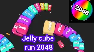 Jelly Cube Run 2048 | Android iOS games Puzzle video 1 #jellycuberun2048 #running  #games