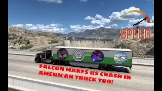American truck sim with the Scorched Gaming boys, but Falcon ends up causing a pile up!