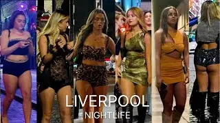 🇬🇧 Night Walk in Liverpool streets &ndash; Beautiful Girls👠Nightlife 💄