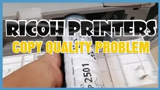 RICOH PRINTER'S COPY QUALITY PROBLEM || DTECHTV